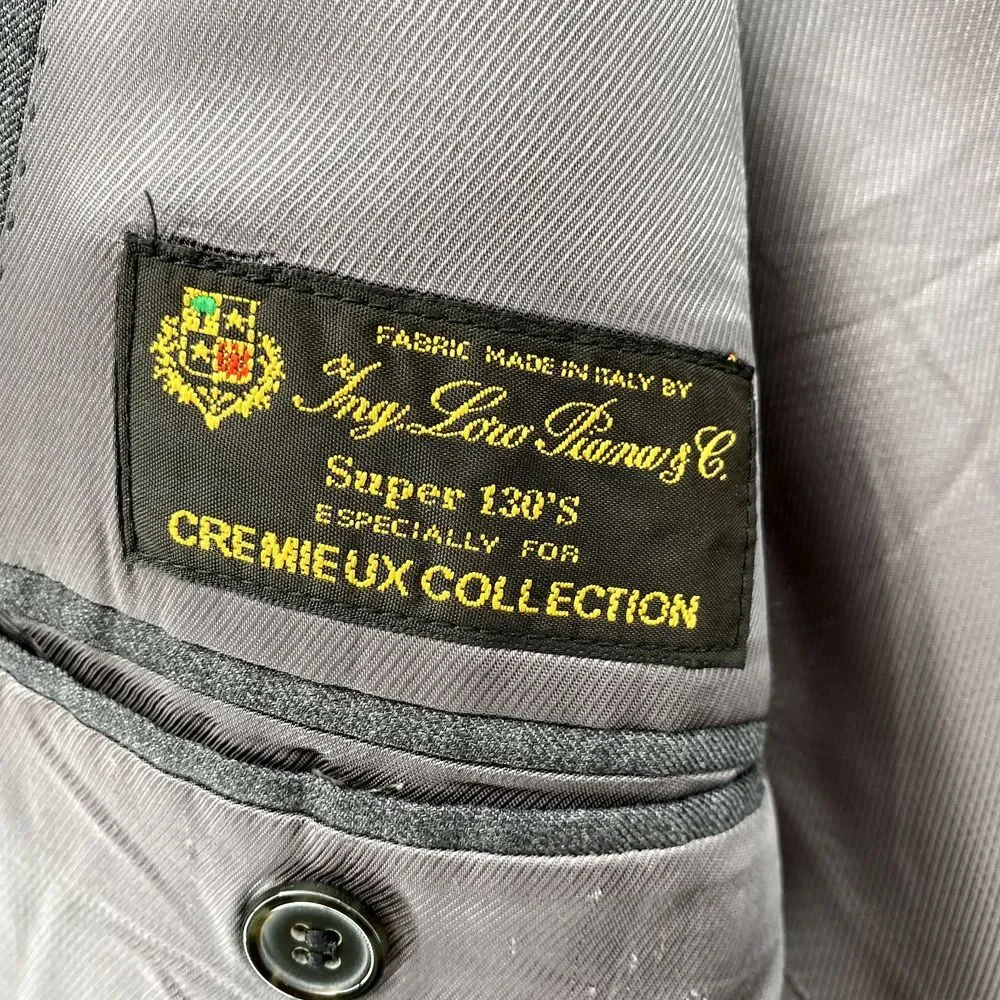 Cremiux Loro Piana Wool Blazer Men 44L 130s Italian Sport Coat Corpcore Academia
